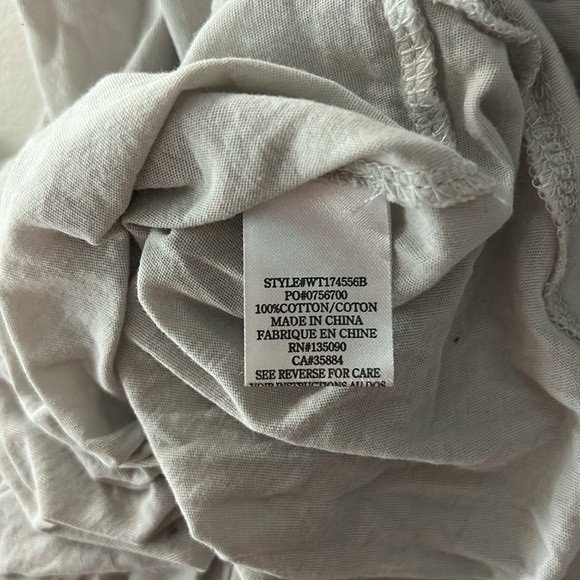 White Crow Long Sleeves Top with Tie Sleeves - Picture 7 of 7